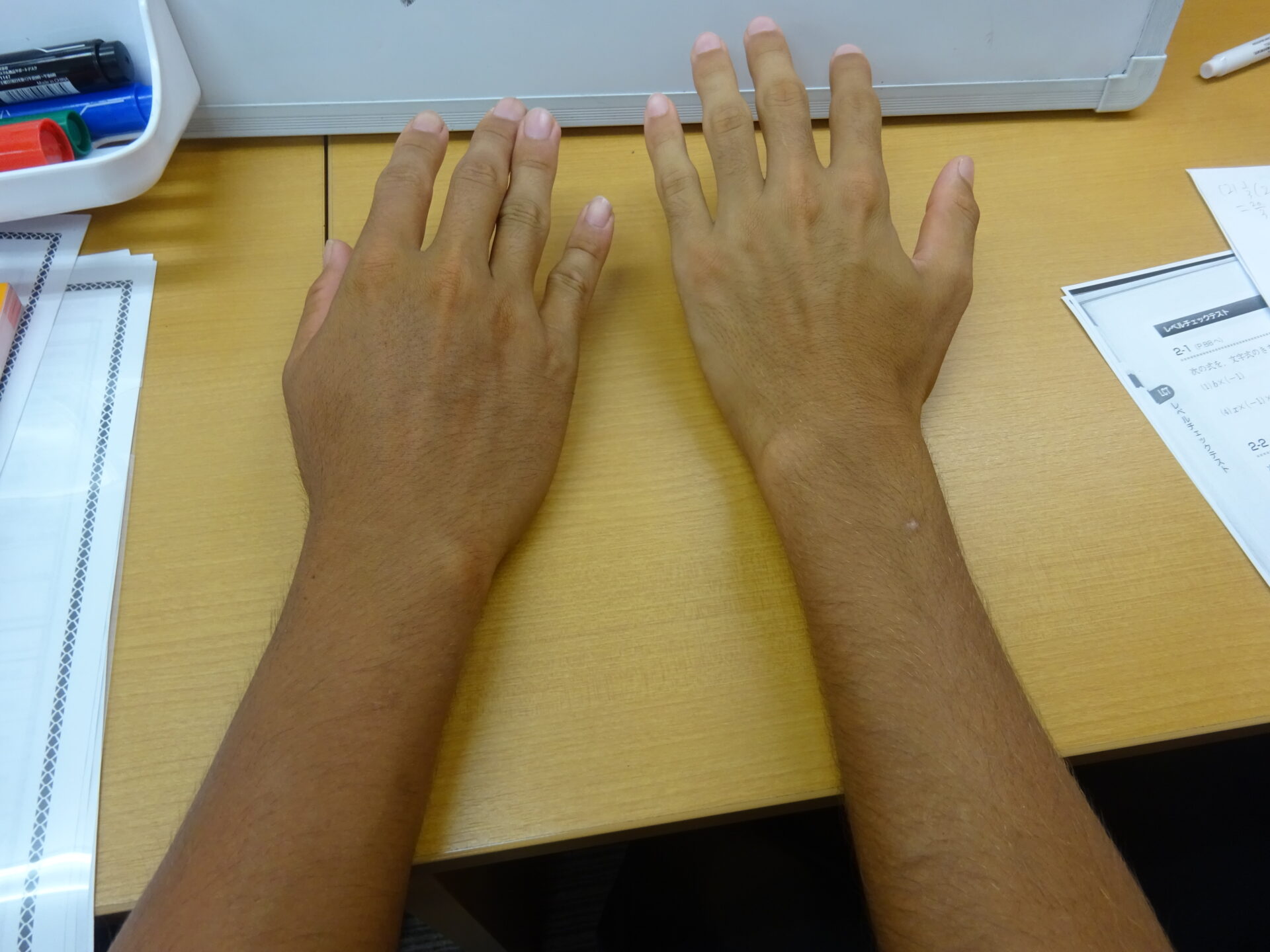 こんなに焼けました